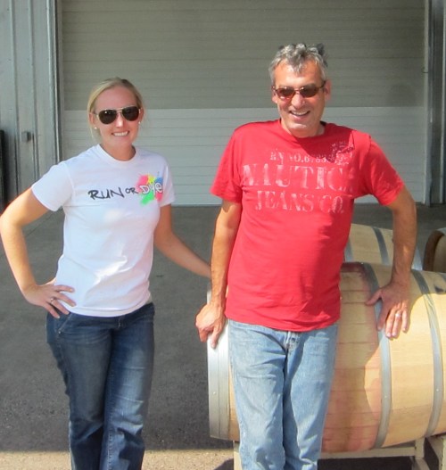 Kate & Serge at Spring Valley Vineyards